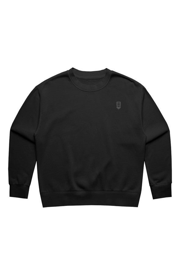 Womens Relax Faded Crew