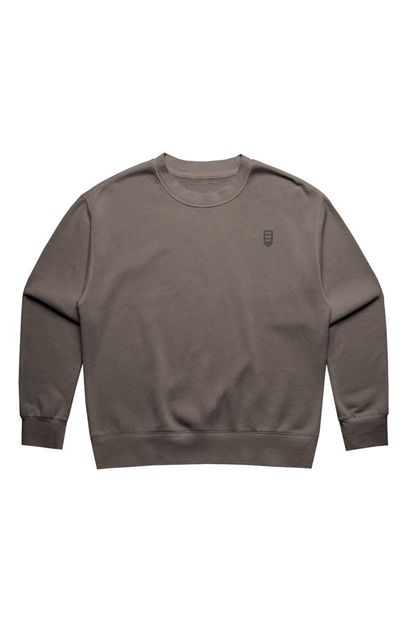 Womens Relax Faded Crew