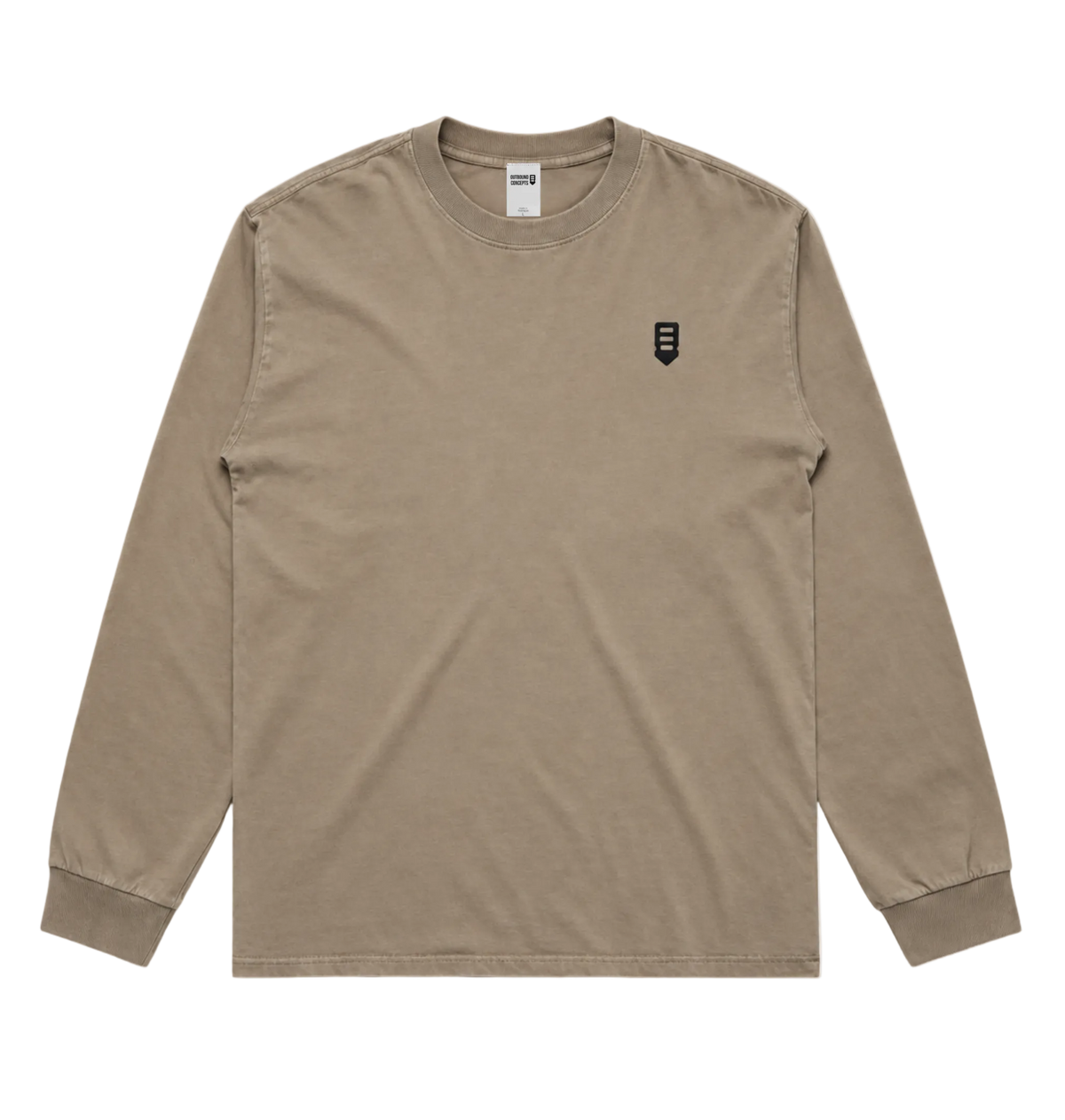 Heavy Faded Long Sleeve - Khaki