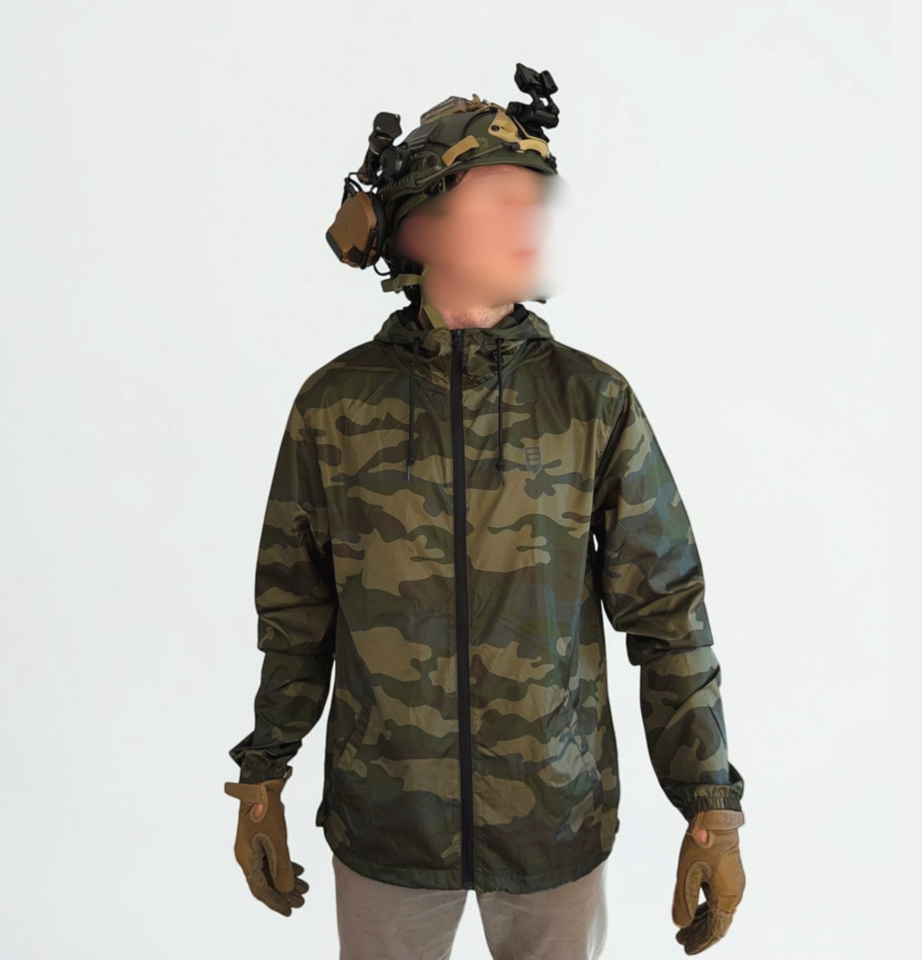Forest Camo Full Zip Stow Jacket