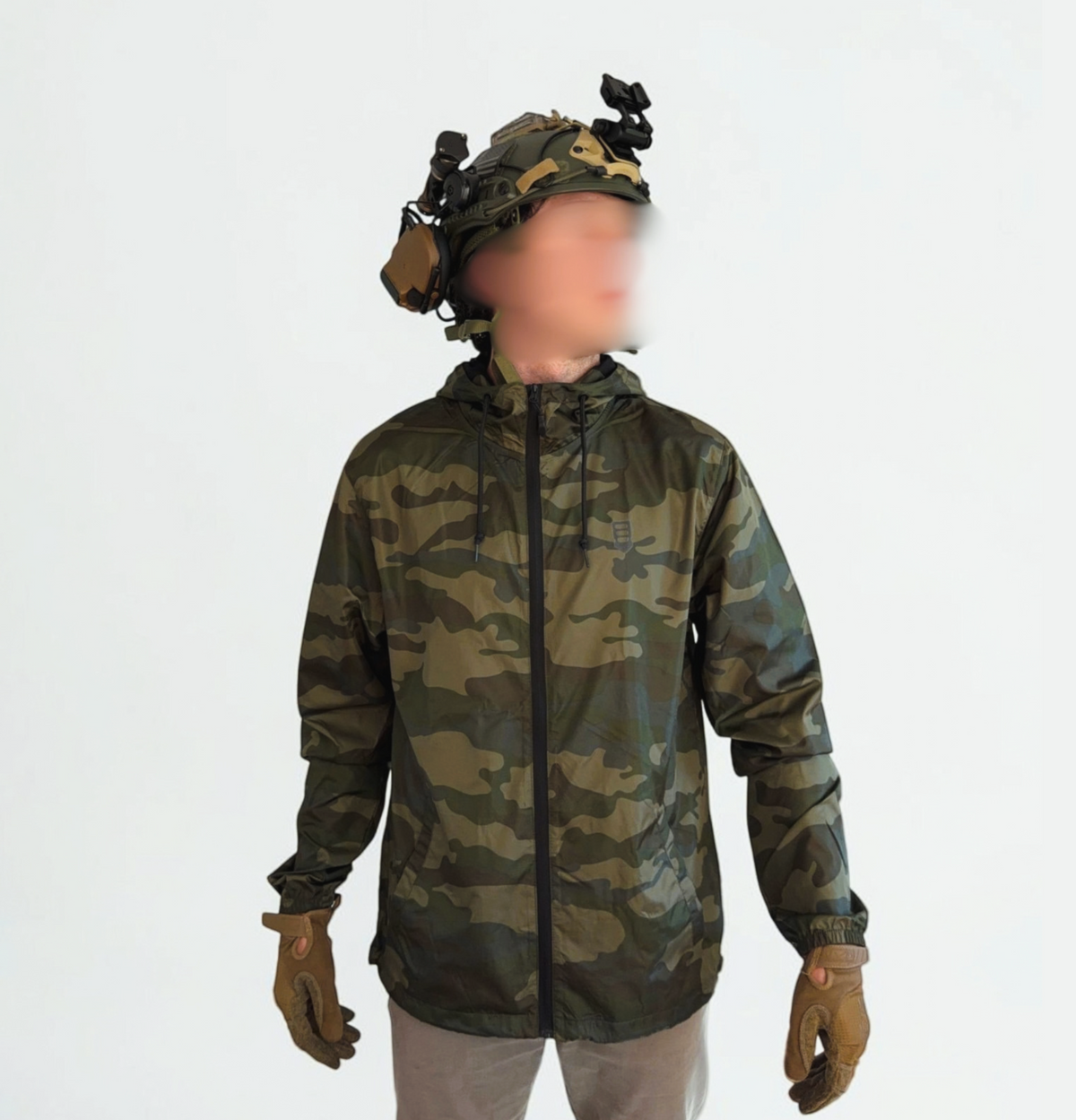 Forest Camo Full Zip Stow Jacket